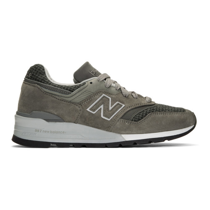 Photo: New Balance Grey US Made 990 Sneakers