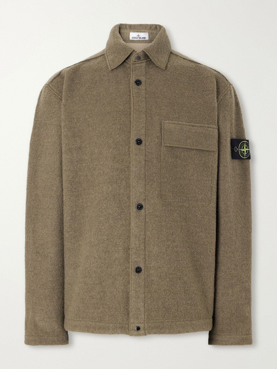 Stone Island - Micro Bouclé Overshirt - Green