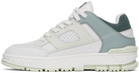 Axel Arigato White & Green Area Lo Sneakers