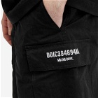 Dolce & Gabbana Men's Vibe Cargo Sweat Short in Black