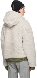 ROA Off-White Heavy Furry Jacket