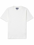 Vilebrequin - Titan Slim-Fit Logo-Embroidered Cotton-Jersey T-Shirt - White