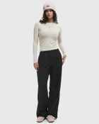 ØLÅF RETRO LOGO DOUBLE LAYER TOP LS White Womens Longsleefe