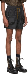 Fendi Black Cotton Bermuda Shorts