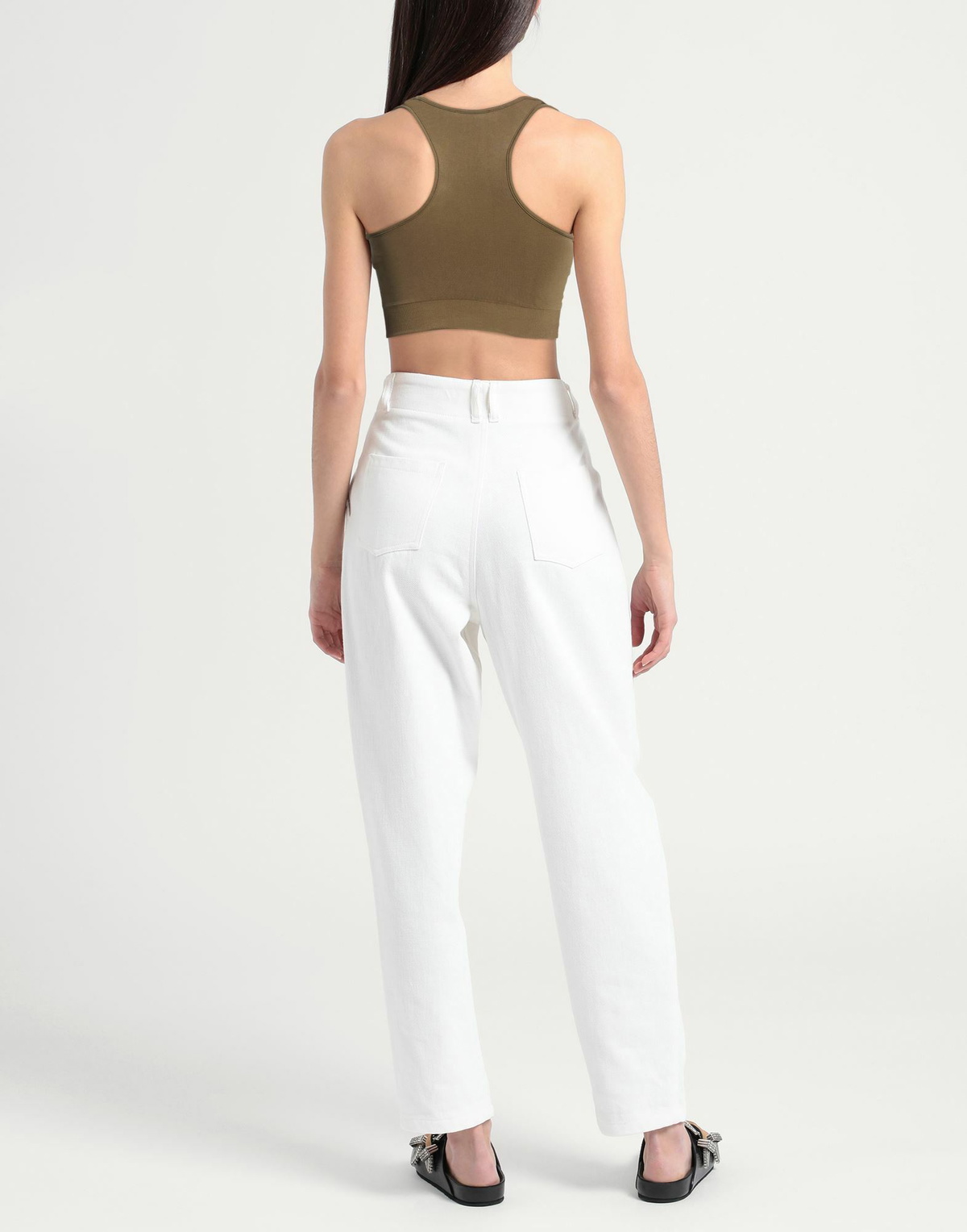 Pangaia Womens Top Khaki