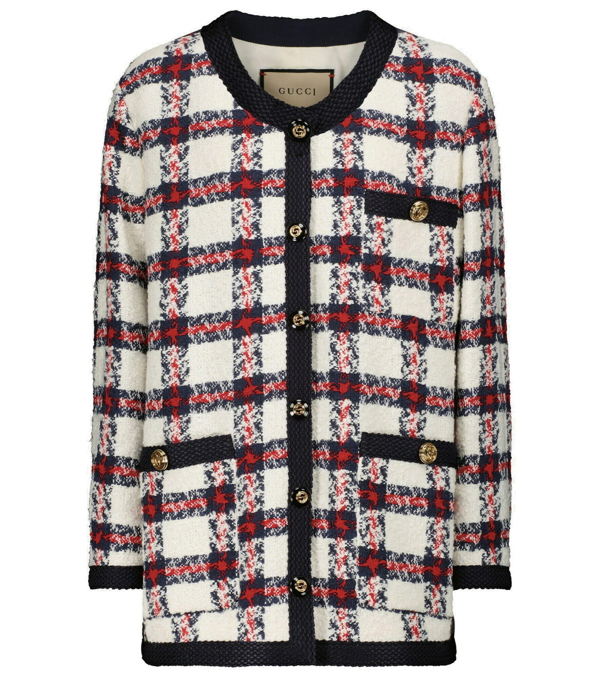 Gucci - Checked tweed jacket Gucci