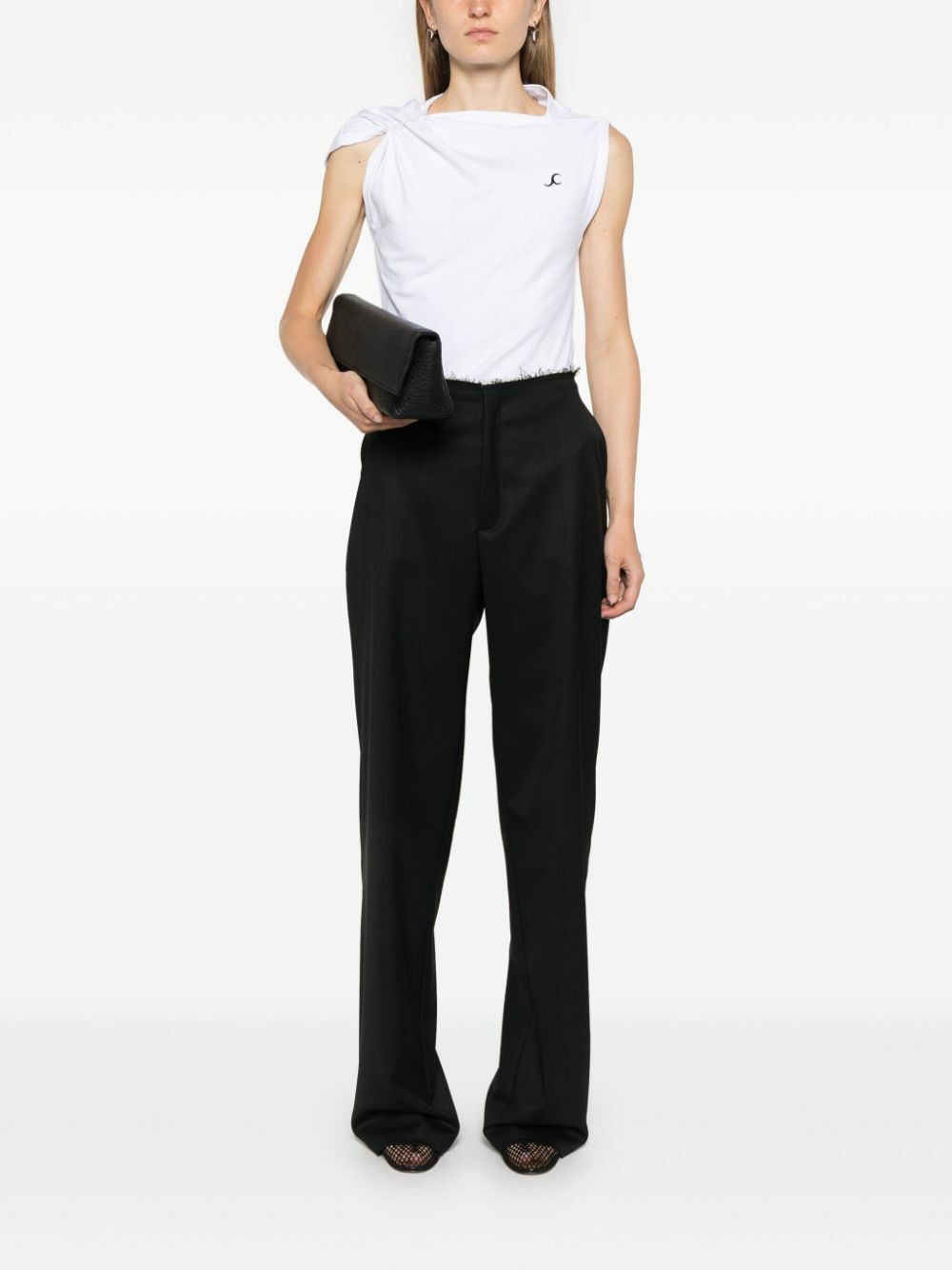 Jade Cropper Asymmetric T-Shirt