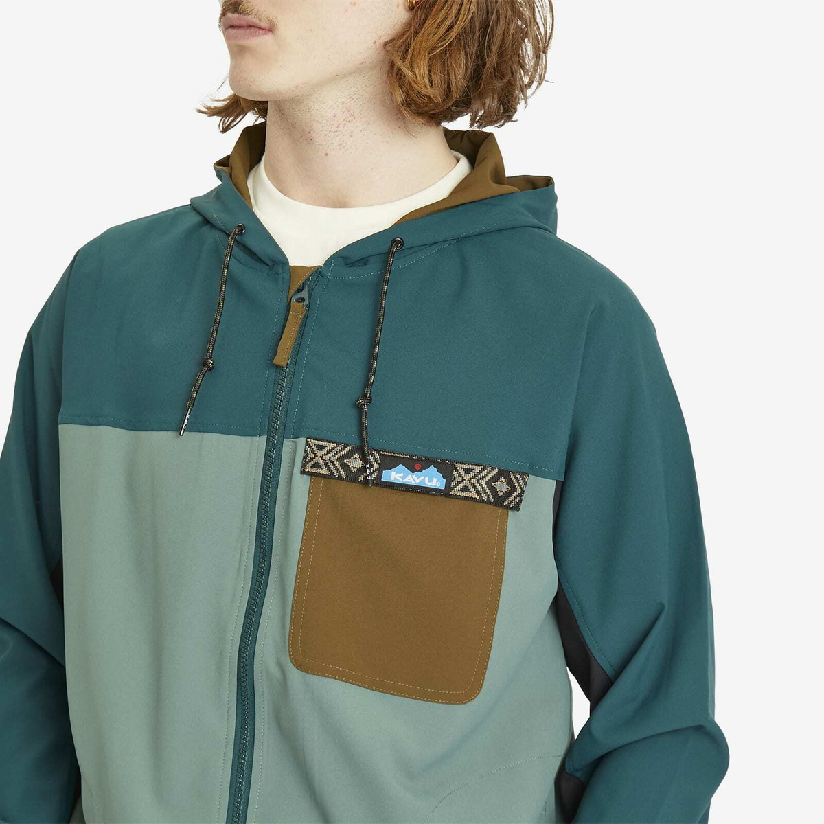 KAVU Men's River Throwshirt Jacket in Match Mixed