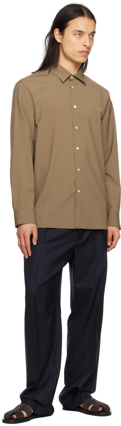 The Row Brown Julio Shirt