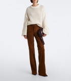 Stouls Lizzy suede bootcut pants
