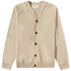 Universal Works Men's David Cardigan in Dark Sand