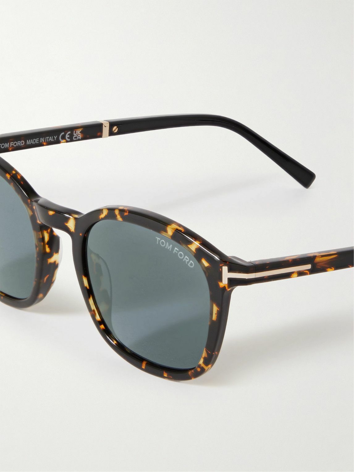 Tom Ford Round Frame Tortoiseshell Acetate Sunglasses Tom Ford