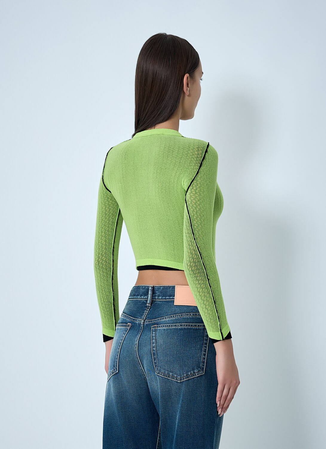 Chopova Lowena Fishnet Cardigan