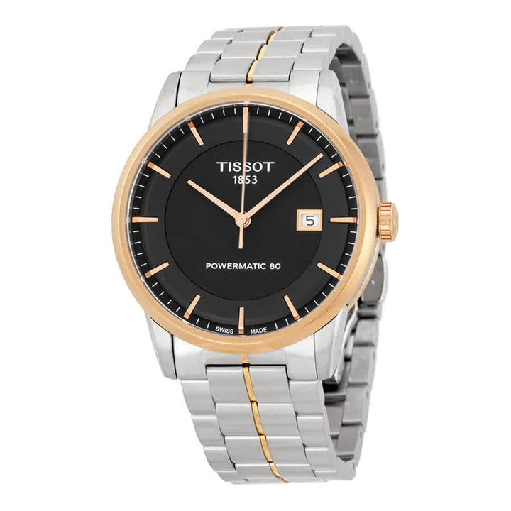 Photo: Tissot Powermatic 80 Black Dial Mens Watch T0864072205100