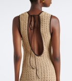 SIR Ellinor crochet cotton maxi dress