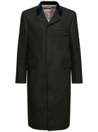THOM BROWNE - Chesterfield Single Breasted Wool Coat
