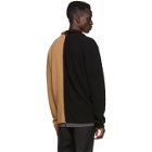 Fendi Beige and Black Wool Sweater