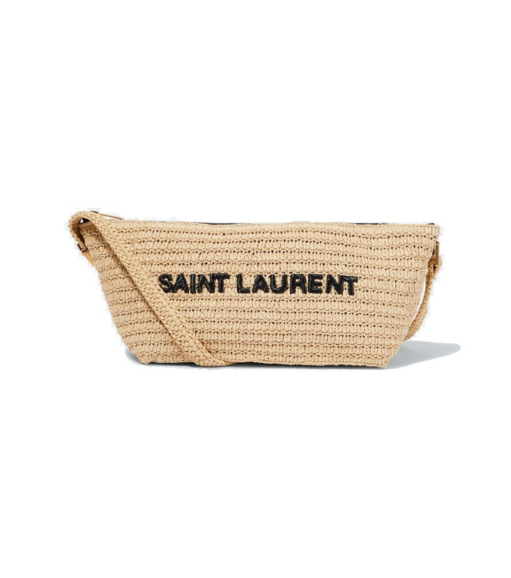 Photo: Saint Laurent - Raffia shoulder bag