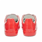 Maison Margiela Men's Replica Rubberised Leather Sneakers in High Risk Red