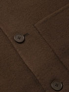 Officine Générale - Hamilton Slim-Fit Wool-Felt Overshirt - Brown