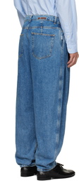 Hed Mayner Bue Pleated Jeans