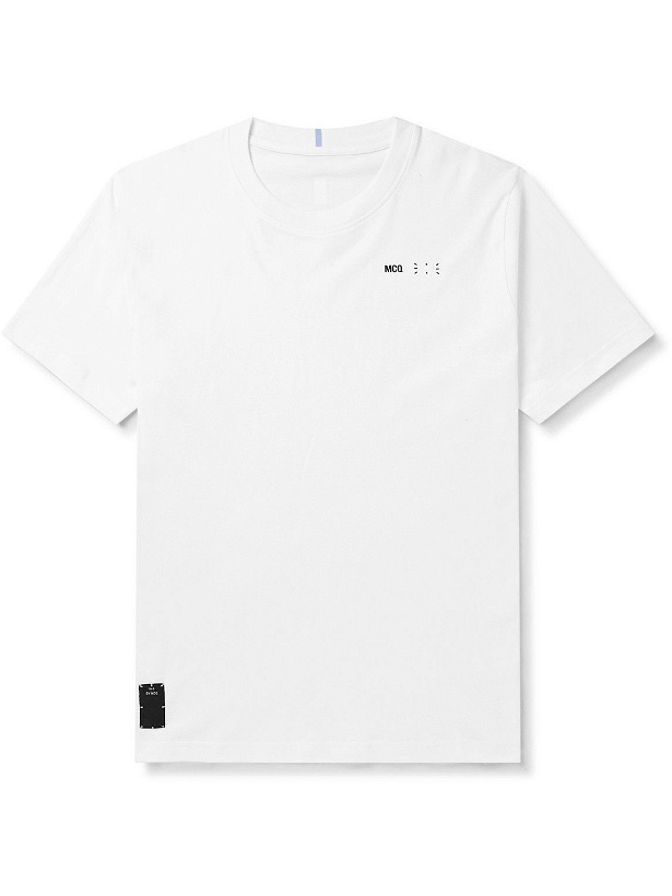 Photo: MCQ - Logo-Appliquéd Printed Cotton-Jersey T-Shirt - White