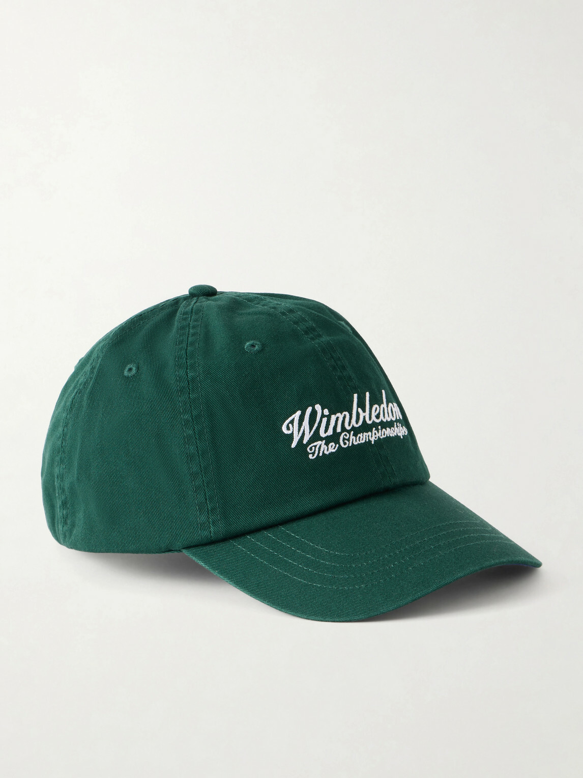 Polo Ralph Lauren - Wimbledon Logo-Embroidered Cotton-Twill Baseball Cap