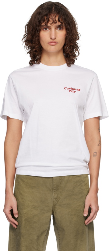 Photo: Carhartt Work In Progress White Spoiled T-shirt