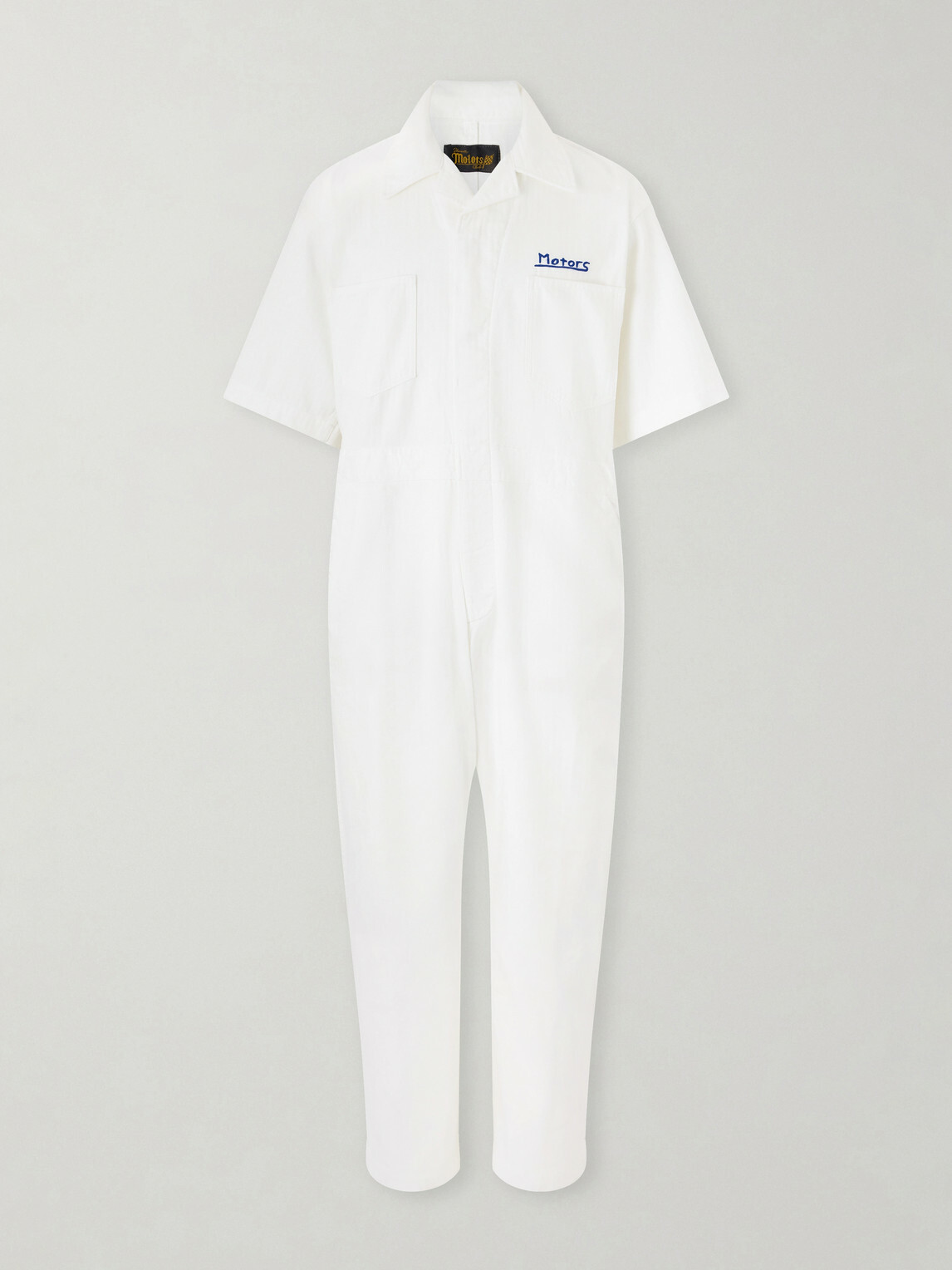 Visvim - Embroidered Denim Jumpsuit - White