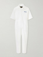 Visvim - Embroidered Denim Jumpsuit - White
