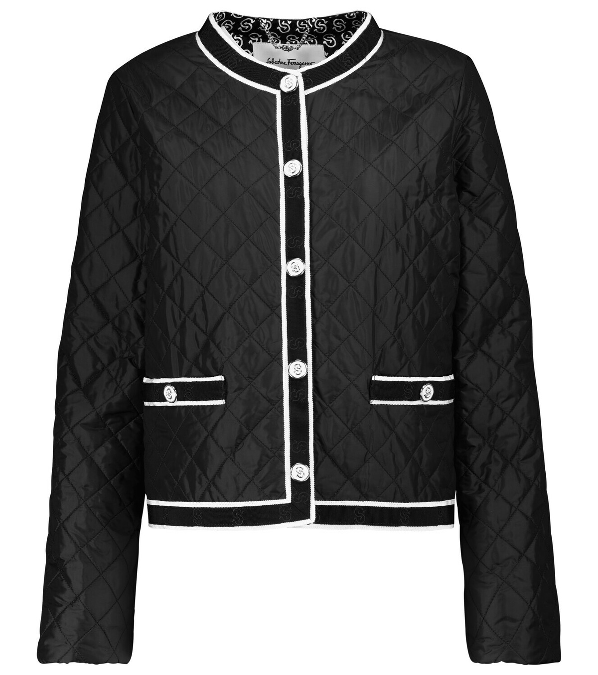 Ferragamo quilted clearance jacket