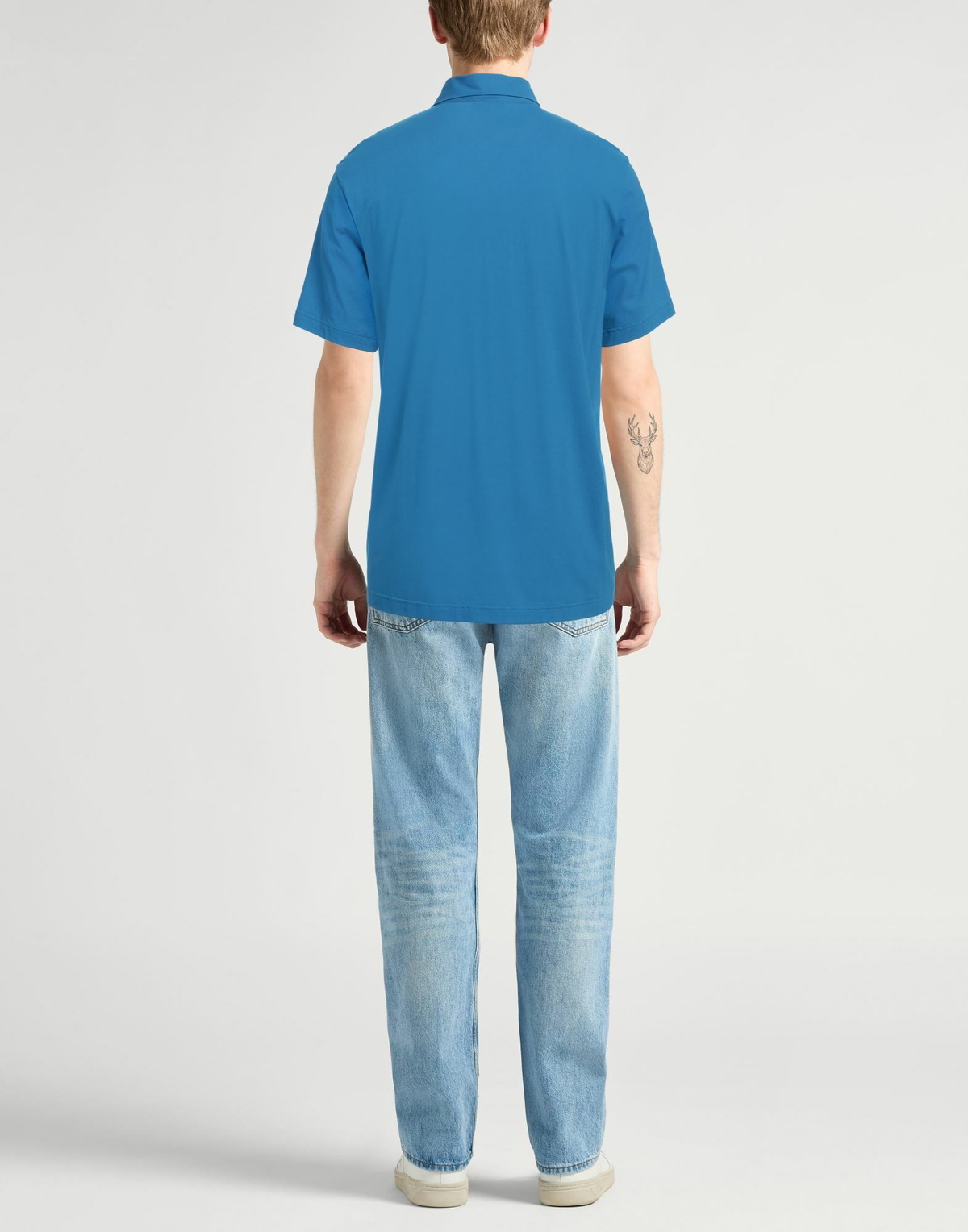 Herno Mens Polo shirt Azure
