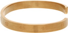 Maison Margiela Gold Cuff Bracelet