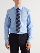 Hugo Boss - Slim-Fit Cotton-Blend Shirt - Blue
