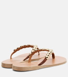 Ancient Greek Sandals Endoxi studded leather thong sandals
