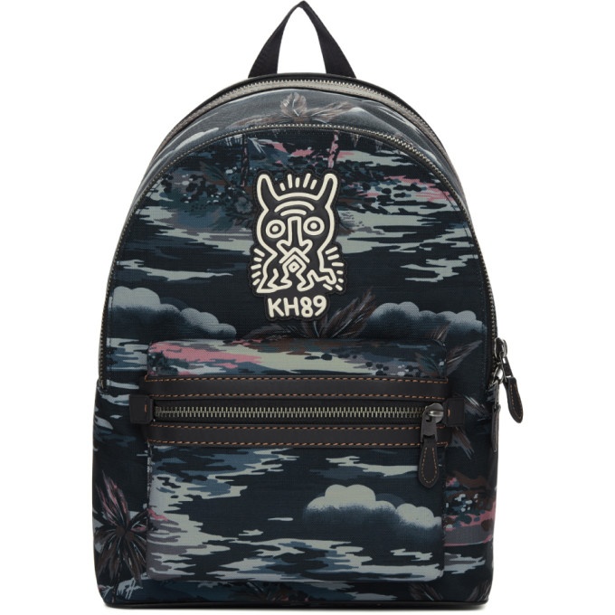 Photo: Coach 1941 Black Keith Haring Edition Academy Backpack
