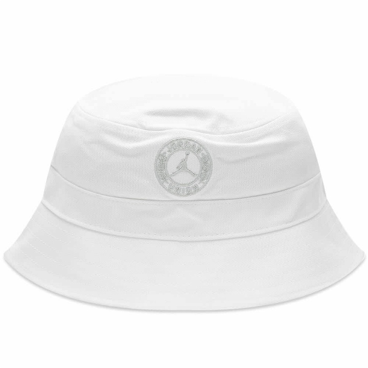 Photo: Air Jordan x Union Bucket Hat in White /Grey Haze