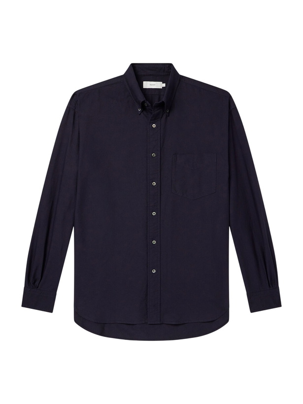 Photo: Graphpaper - Cotton-Oxford Shirt - Blue