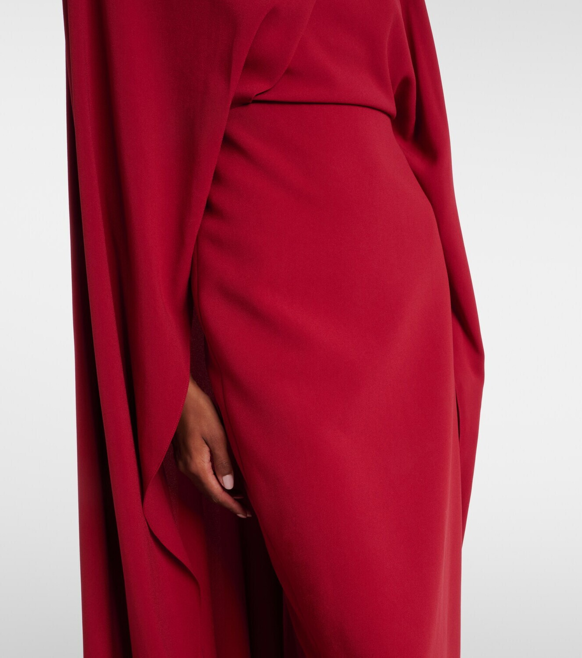 Roksanda Neolitsea caped crêpe cocktail dress