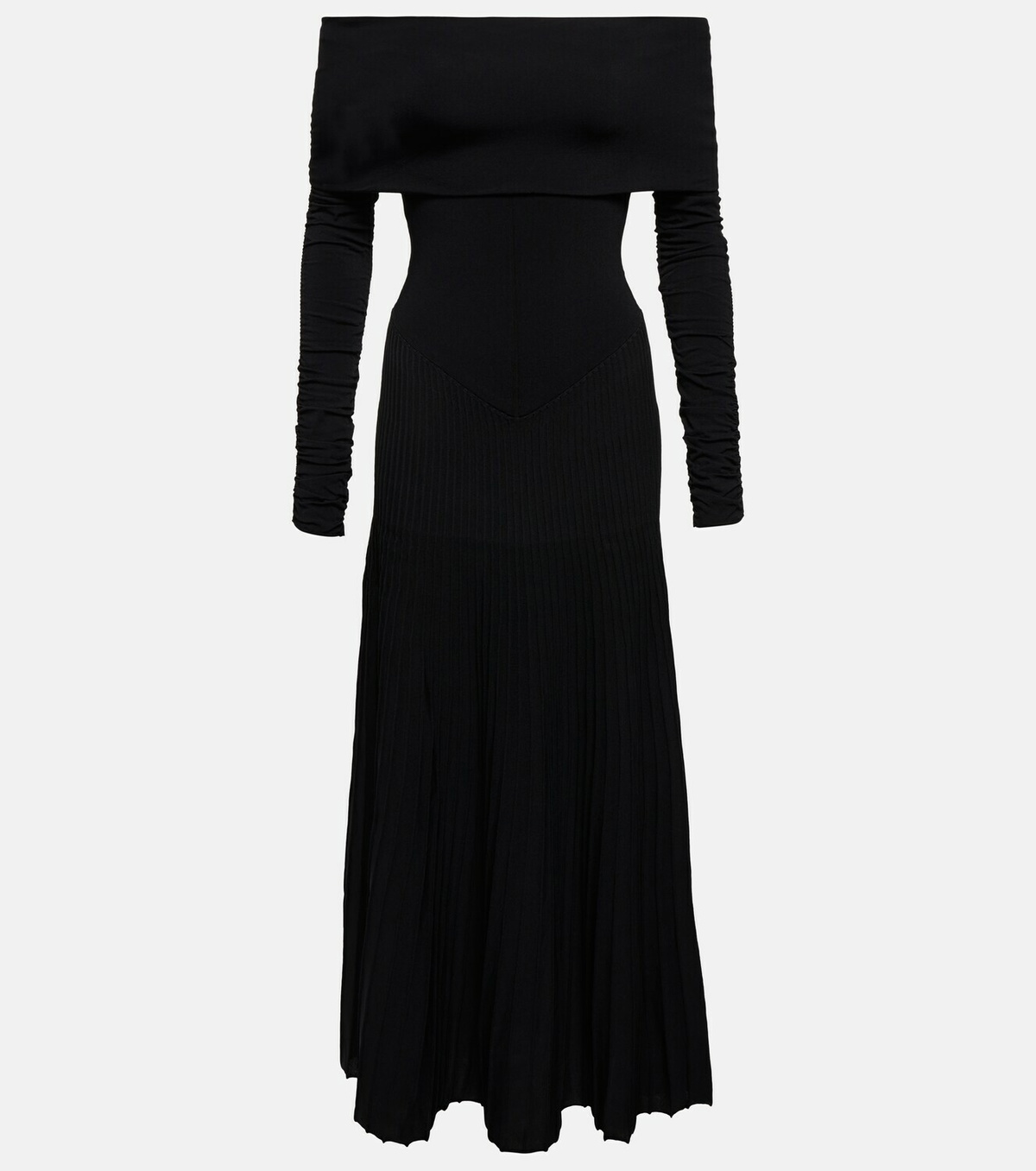 Khaite - Rebecca off-shoulder jersey maxi dress Khaite