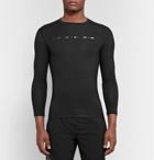 Under Armour - Athlete Recovery Compression Printed Stretch-Modal Top - Men - Black