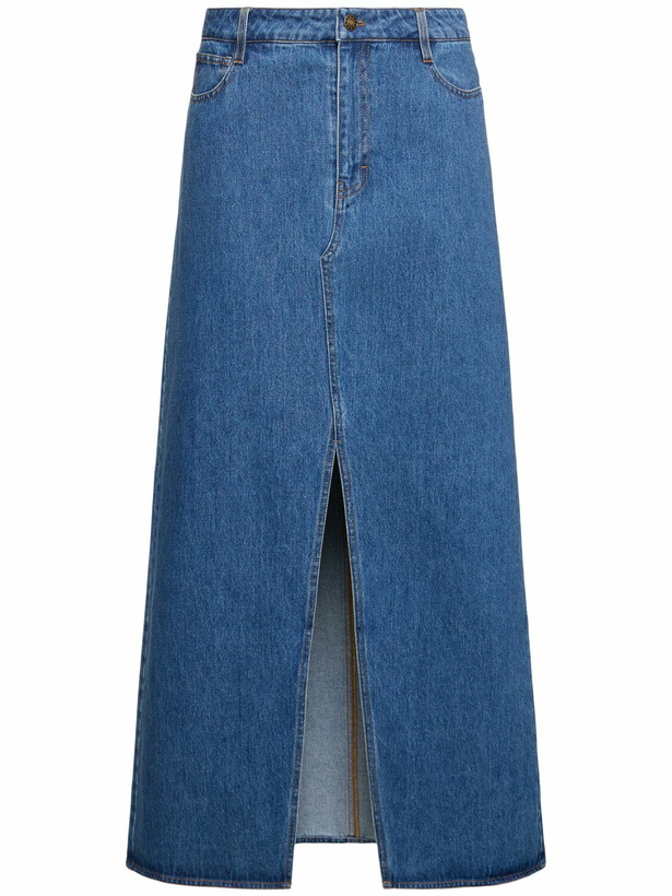 Photo: DESIGNERS REMIX Miles Cotton Denim Long Skirt