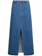 DESIGNERS REMIX Miles Cotton Denim Long Skirt