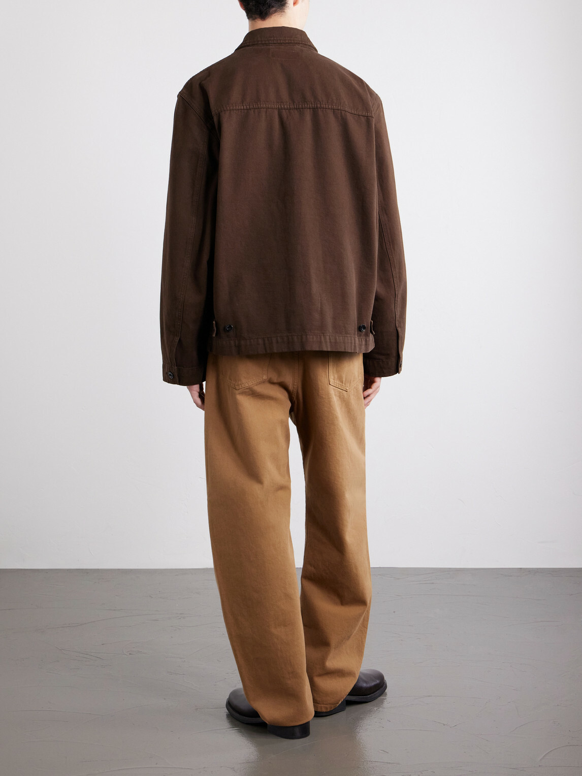 LEMAIRE - Cotton-Twill Jacket - Brown