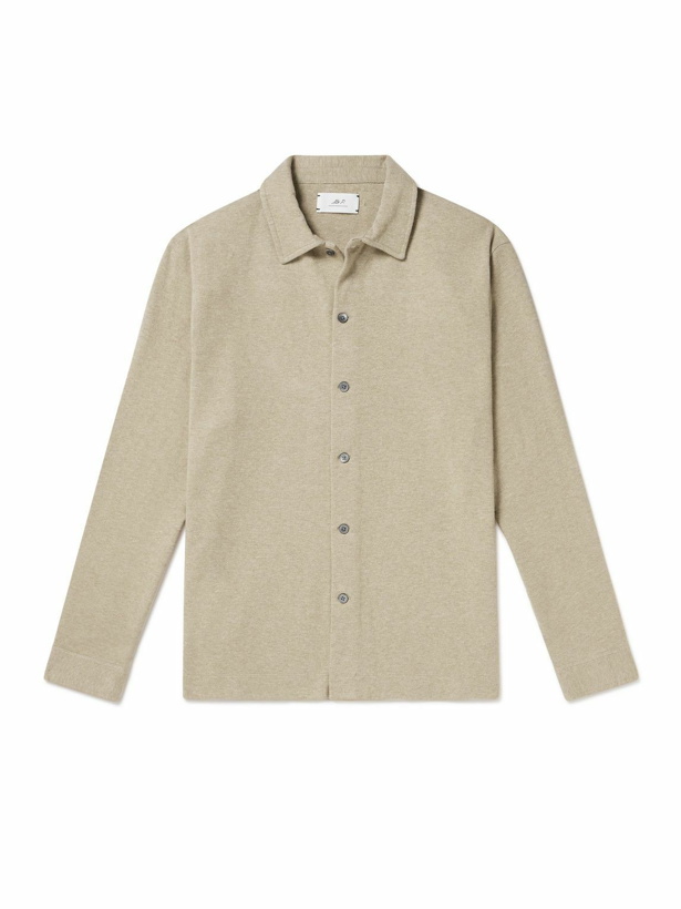 Photo: Mr P. - Double-Faced Cotton-Blend Jersey Overshirt - Neutrals