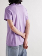 PARADISE - Logo-Print Cotton-Jersey T-Shirt - Purple
