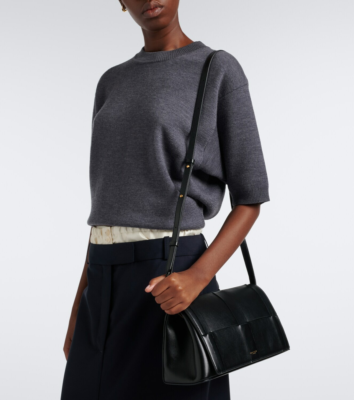 DeMellier Florence Small leather top-handle bag