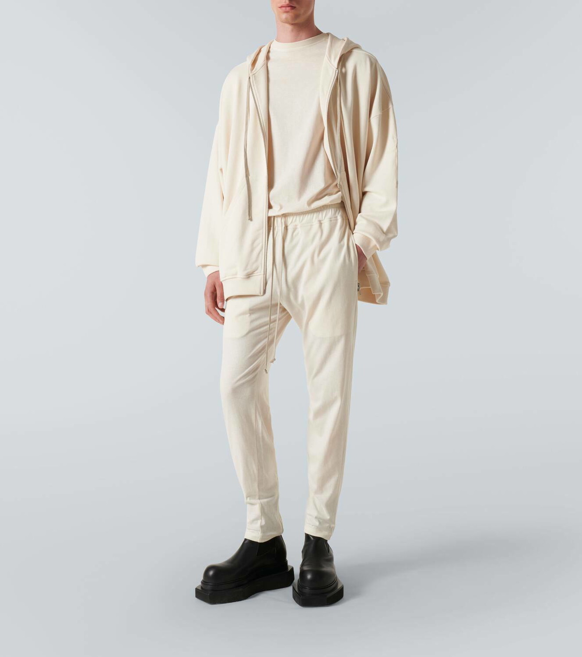 パーカー・フーディ RICK OWENS  Jumbo Jason cotton hoodie Rick Owens Jumbo Jason cotton hoodie Rick Owens