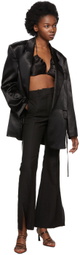 Yuzefi Black Flared Trousers