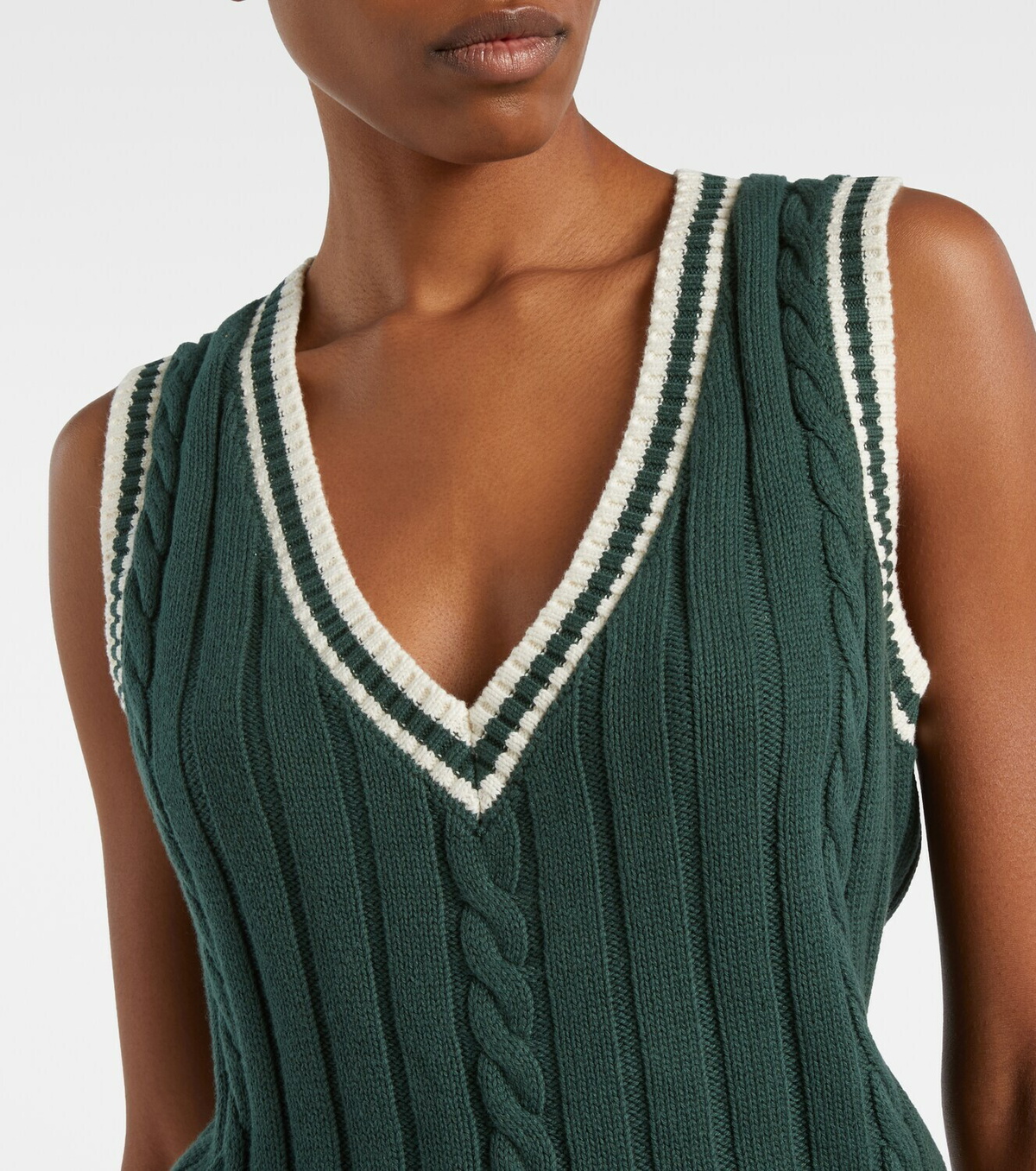 The Upside Santa Fe Julia cotton sweater vest